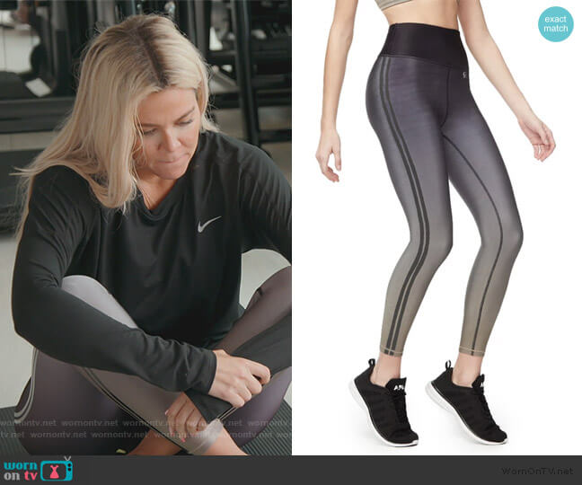 Good American The Core Strength 7/8 Leggings worn by Khloe Kardashian on Keeping Up with the Kardashians