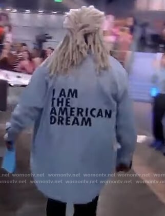 Whoopi’s American Dream denim shirt on The View