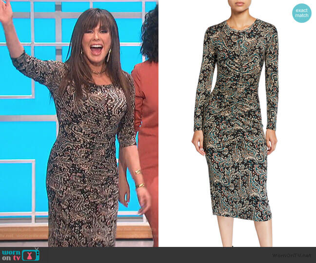 Joie Aja Dress worn by Marie Osmond on The Talk