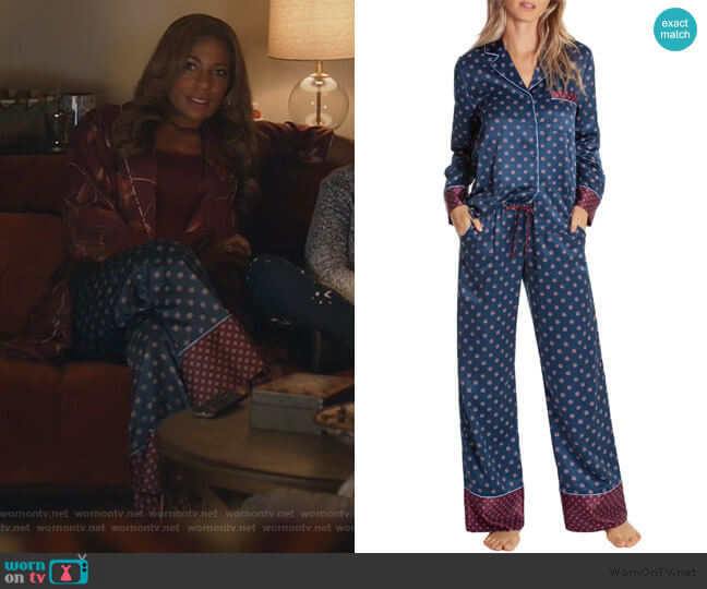 In Bloom by Jonquil Long Pajamas worn by Poppy (Kimrie Lewis) on Single Parents