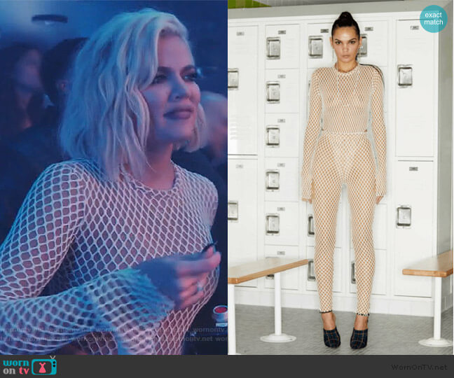 LaQuan Smith 2018 Spring Collection worn by Khloe Kardashian on Keeping Up with the Kardashians