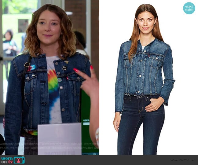 Levi's Seamed Trucker worn by Nonnie Thompson (Kimmy Shields) on Insatiable