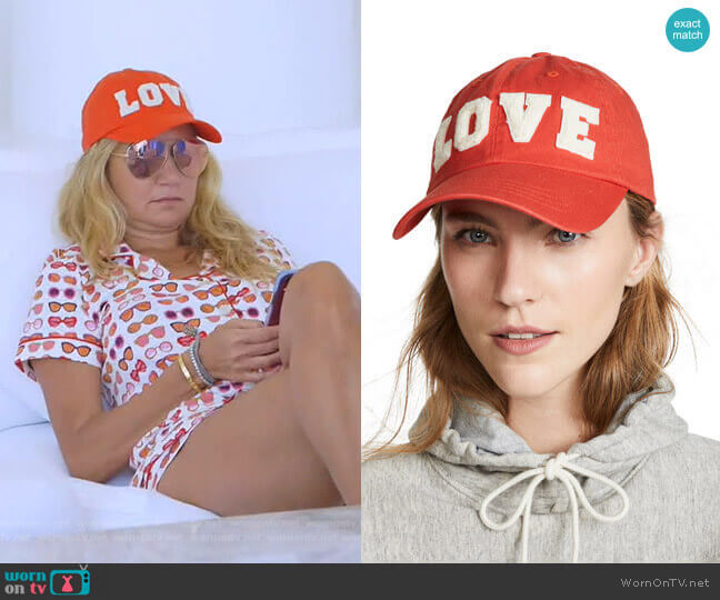 Tory Sport Love Cap worn by Kary Brittingham on The Real Housewives of Dallas