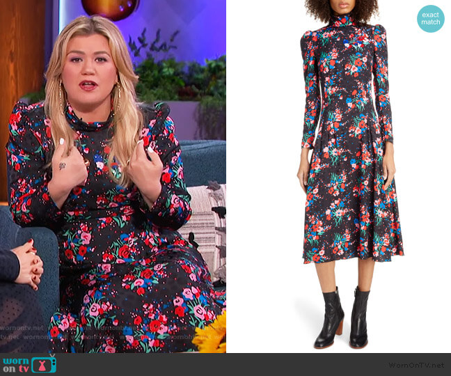 Marc Jacobs The 40's Dress worn by Kelly Clarkson on The Kelly Clarkson Show