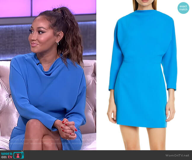 A.L.C. Marin Mini Dress worn by Adrienne Houghton on The Real