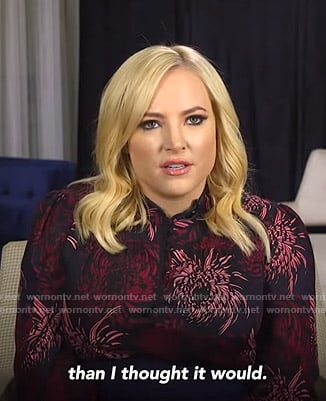 Meghan McCain’s fireworks print blouse on Good Morning America
