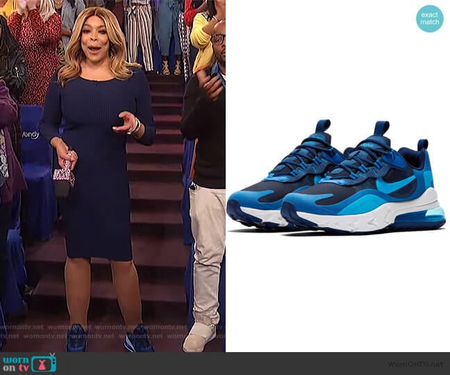 Nike Air Max 270 React Sneaker worn by Wendy Williams on The Wendy Williams Show