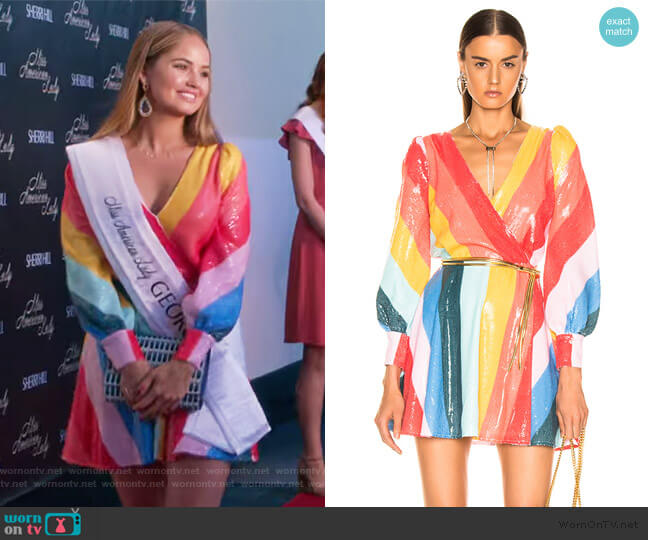 Olivia Rubin Kylie Dress worn by Patty Bladell (Debby Ryan) on Insatiable
