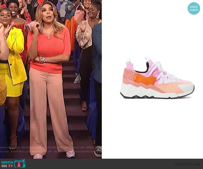 Pierre Hardy Trek Comet Trainers worn by Wendy Williams on The Wendy Williams Show