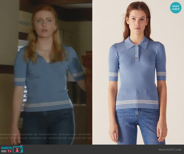 Sandro Polo Style Sweater worn by Nancy Drew (Kennedy McMann) on Nancy Drew