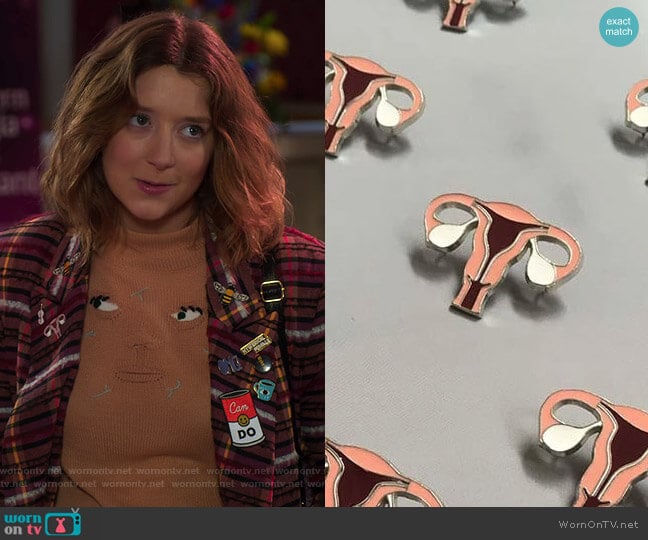 Rachel Antonoff The Parts Pin worn by Nonnie Thompson (Kimmy Shields) on Insatiable