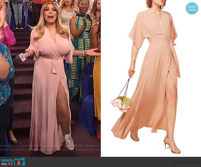 Reformation Winslow Maxi Dress worn by Wendy Williams on The Wendy Williams Show