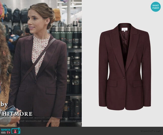 Reiss Lissia Jacket worn by Stephanie 'Stevie' McCord (Wallis Currie-Wood) on Madam Secretary