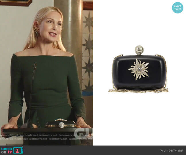 Roger Vivier Boite De Nuit Star Clutch Bag worn by Melissa Daniels (Kelly Rutherford) on Dynasty