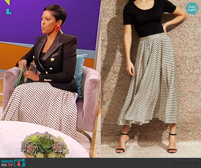 Sachin & Babi Annie Skirt worn by Tamron Hall on Tamron Hall Show