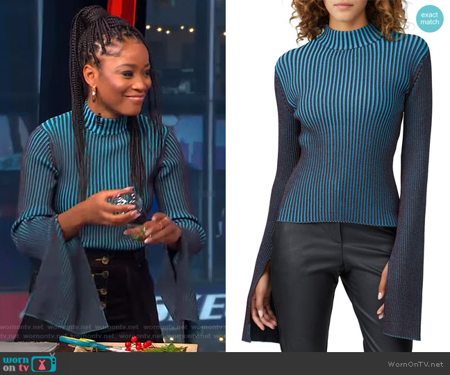 Solace London Dania Top worn by Keke Palmer on Good Morning America