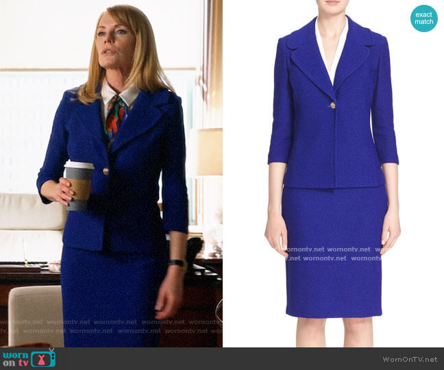 St John Collection Newport Jacket worn by Lisa Benner (Marg Helgenberger) on All Rise
