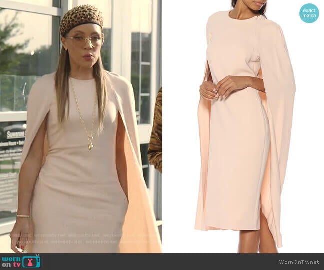 Stella McCartney Cape Midi Dress worn by Dominique Deveraux (Michael Michele) on Dynasty
