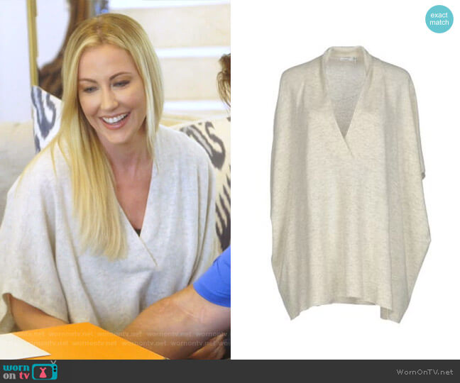 Vince V-Neck Sweater worn by Stephanie Hollman on The Real Housewives of Dallas