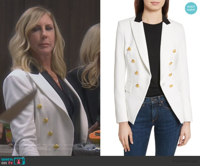 Veronica Beard Jack Riding Jacket worn by Vicki Gunvalson on The Real Housewives of Orange County