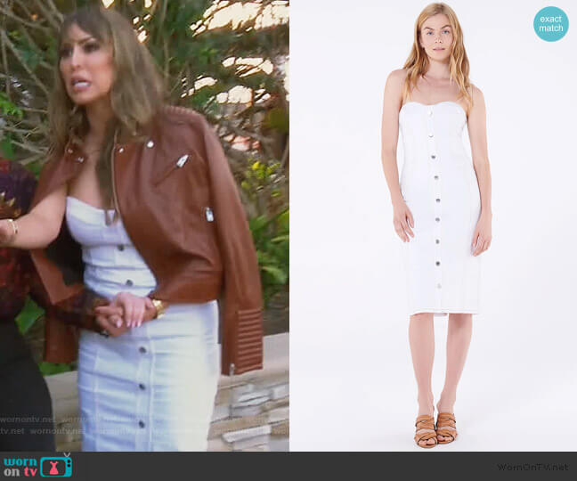 Veronica Beard Liza Dress worn by Kelly Dodd on The Real Housewives of Orange County