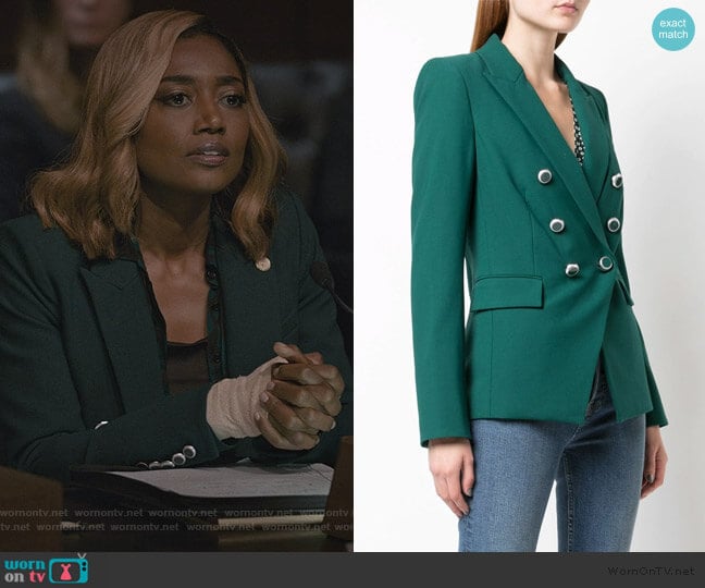 Veronica Beard Miller Double Breasted Blazer worn by Daisy Grant (Patina Miller) on Madam Secretary