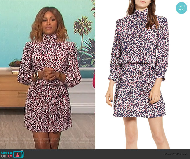 Zadig & Voltaire Rivali Print Le Dress worn by Eve on The Talk
