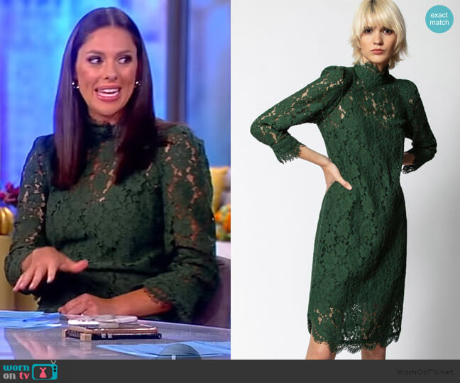 Zadig & Voltaire Rescure Lace Dress worn by Abby Huntsman on The View