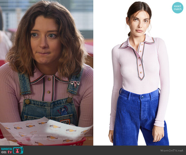 Acne Studios Collared Sweater worn by Nonnie Thompson (Kimmy Shields) on Insatiable