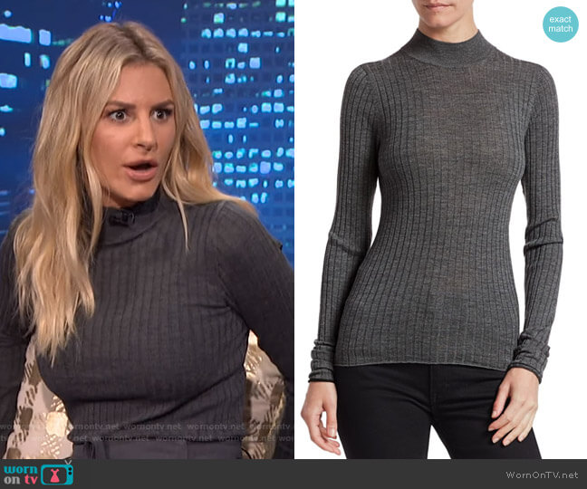 Acne Studios Kulia Turtleneck Sweater worn by Morgan Stewart on E! News