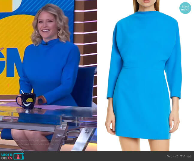 A.L.C. Marin Mini Dress worn by Sara Haines on Good Morning America