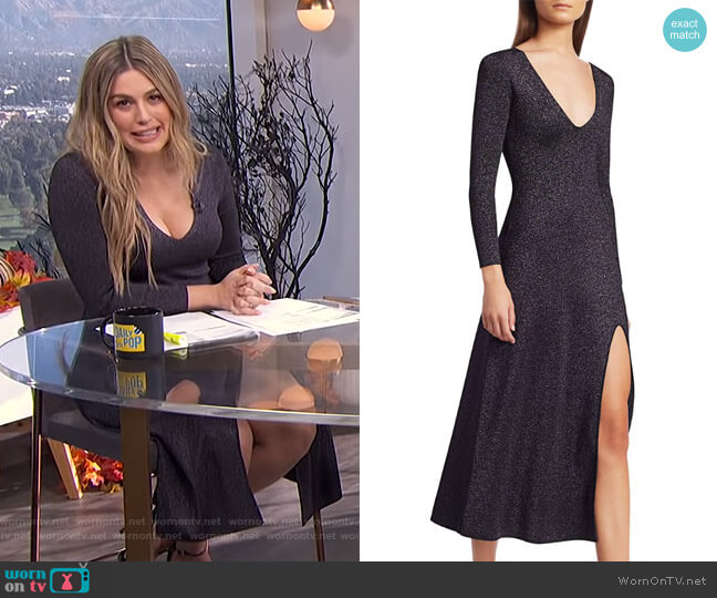 A.L.C. Serafina Dress worn by Carissa Loethen Culiner on E! News
