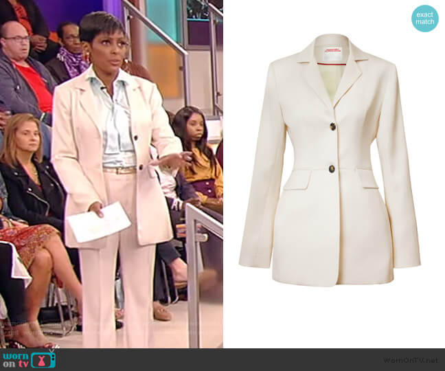 Alejandra Alonso Rojas Single-Breasted Wool Jacket worn by Tamron Hall on Tamron Hall Show