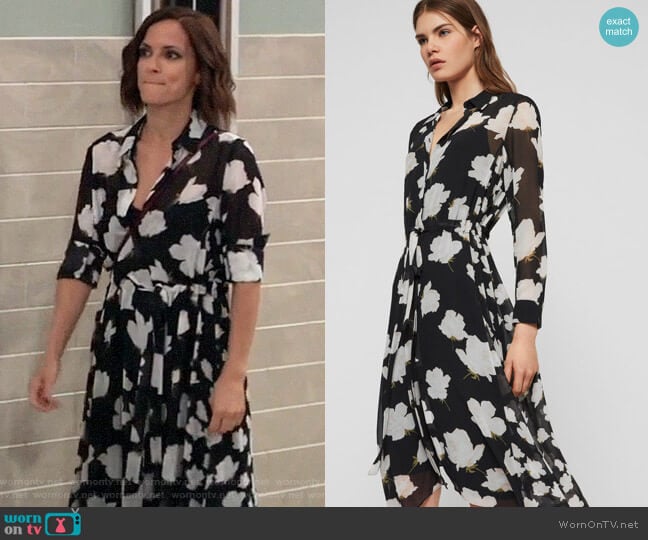 All Saints Riva Caro Dress worn by Hayden Barnes (Rebecca Budig) on General Hospital