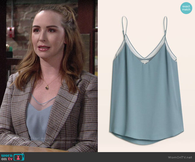 Babaton Galen Camisole worn by Mariah Copeland (Camryn Grimes) on The Young and the Restless