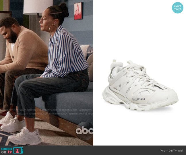 Balenciaga Track Sneakers worn by Rainbow Johnson (Tracee Ellis Ross) on Black-ish