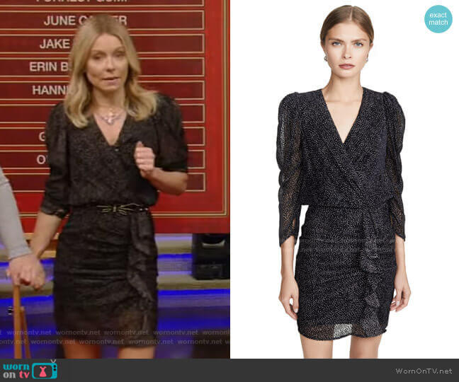 Ba&Sh Celia Dress worn by Kelly Ripa on Live with Kelly and Mark