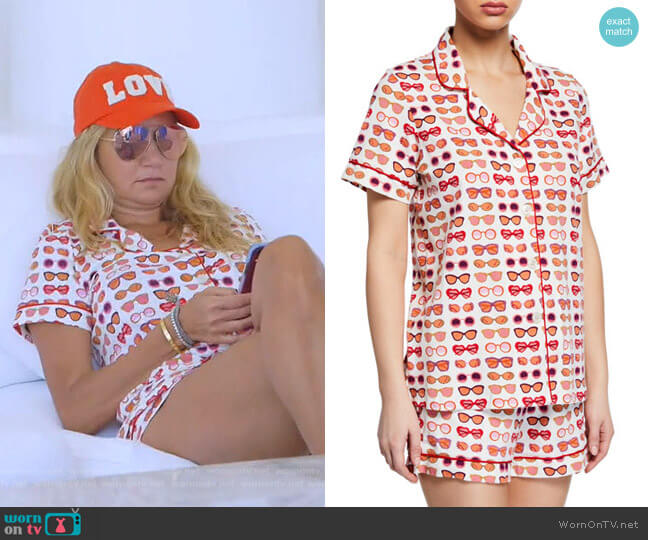 Bedhead Sunnies Shorty Pajama Set worn by Kary Brittingham on The Real Housewives of Dallas