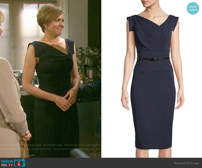 Black Halo Jackie O Dress worn by Nicole Walker (Arianne Zucker) on Days of our Lives