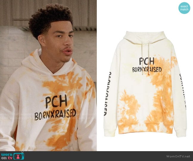 Born x Raised Wish You Were Here Hoodie worn by Andre Johnson Jr (Marcus Scribner) on Black-ish