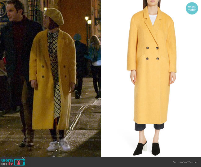 Cinq a Sept Maya Coat worn by Infinity Jackson (Zoey Deutch) on The Politician