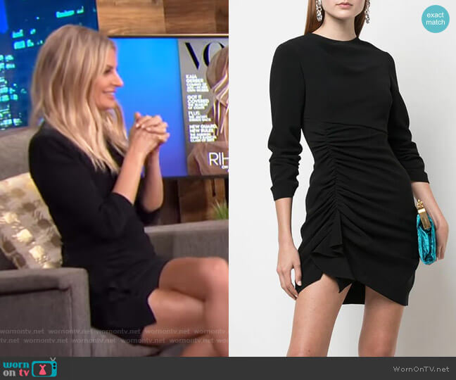 Cinq a Sept Crepe Natalia Dress worn by Morgan Stewart on E! News