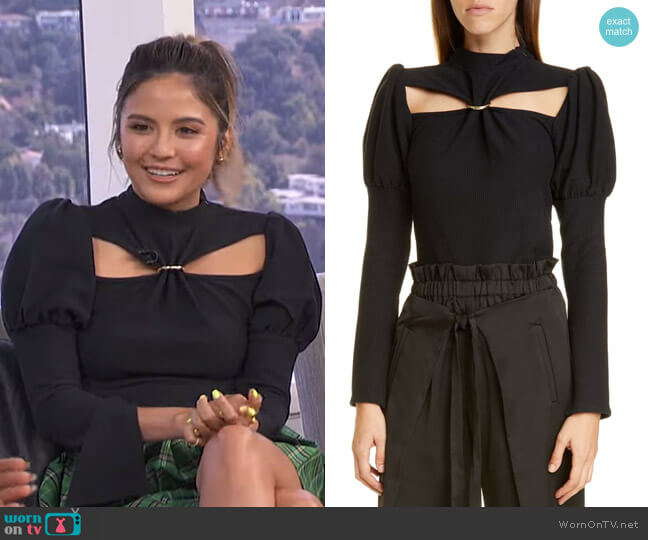 Cult Gaia Mora Top worn by Erin Lim on E! News