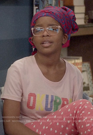 Diane’s OKURRR t-shirt on Black-ish