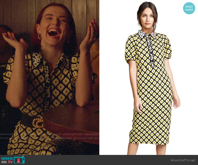 Diane von Furstenberg Elly Dress worn by Infinity Jackson (Zoey Deutch) on The Politician