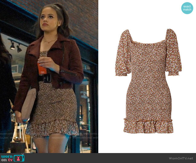 Faithfull the Brand Es Saada Dress worn by Maggie Vera (Sarah Jeffery) on Charmed