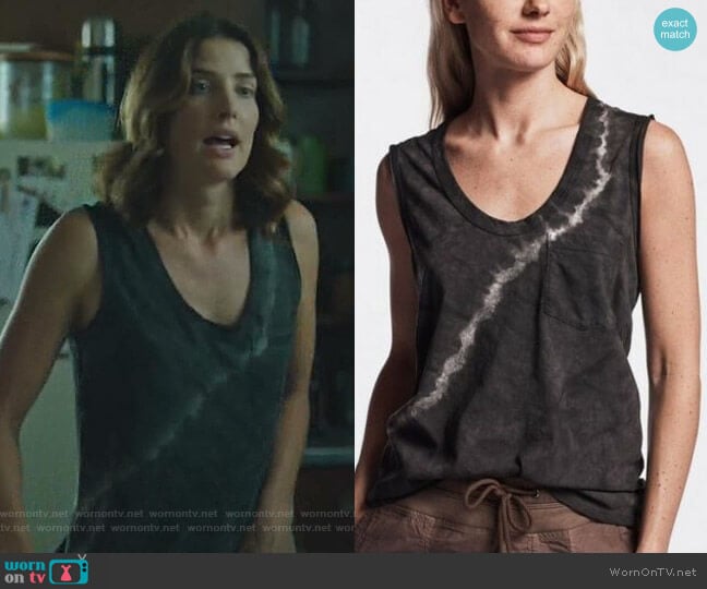 James Perse Tie Dye Tank Top worn by Dex Parios (Cobie Smulders) on Stumptown