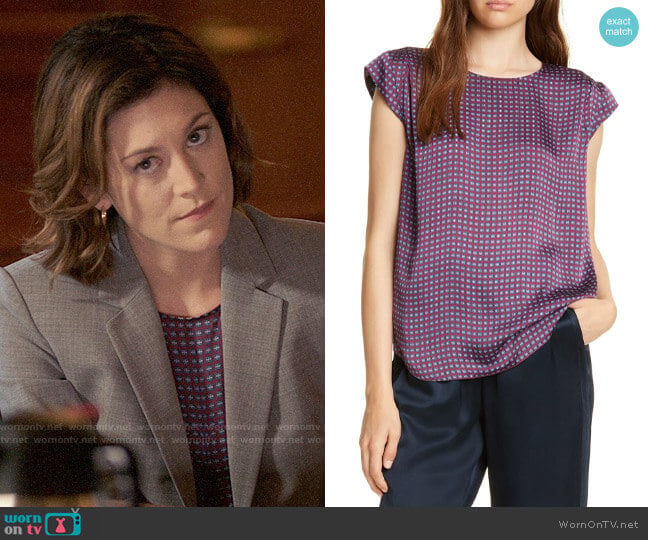 Joie Kelda Top worn by Sydney Strait (Caitlin McGee) on Bluff City Law