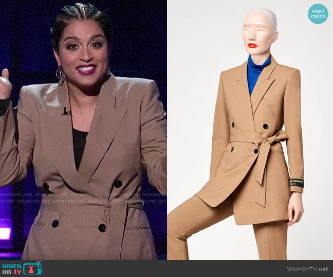 by Landscape - Fall 2019 Collection worn by Lilly Singh on A Little Late with Lilly Singh