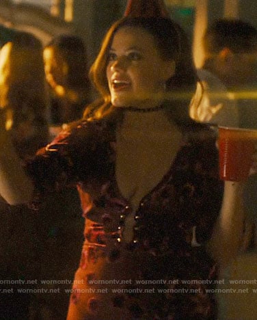Maggie’s birthday party dress on Charmed